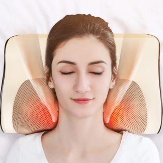 Oreiller chauffant infrarouge pour massage de la nuque et des épaules
