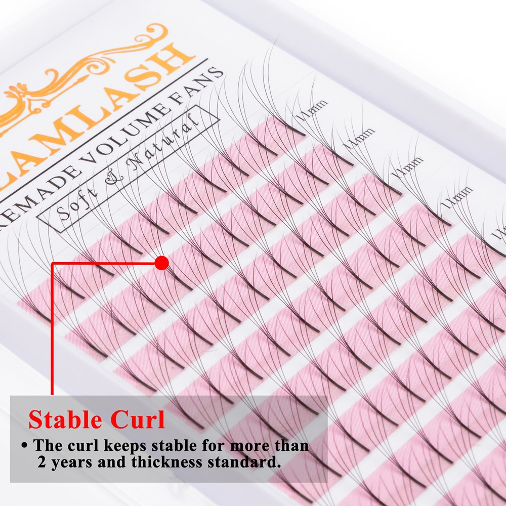 C/D Curl Long Stem Premade Eyelashes Set