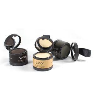 Poudre correctrice waterproof pour la ligne des cheveux, couleurs naturelles