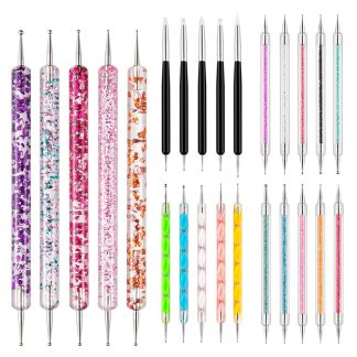 Ensemble de stylos à points colorés pour nail art