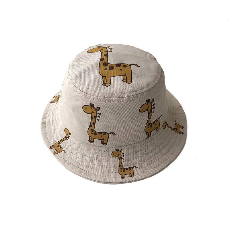 Chapeau de soleil imprimé girafe pour enfants – Image 6