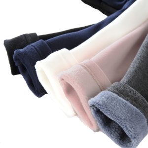 Leggings élastiques d'hiver pour fille