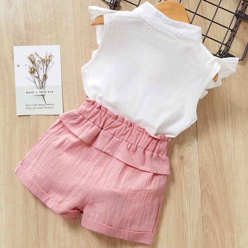 Girls Summer Clothing Set 2 Pcs