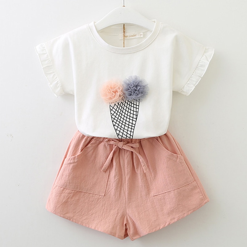 Girls Summer Clothing Set 2 Pcs