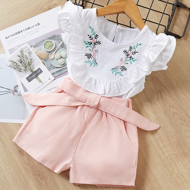 Girls Summer Clothing Set 2 Pcs