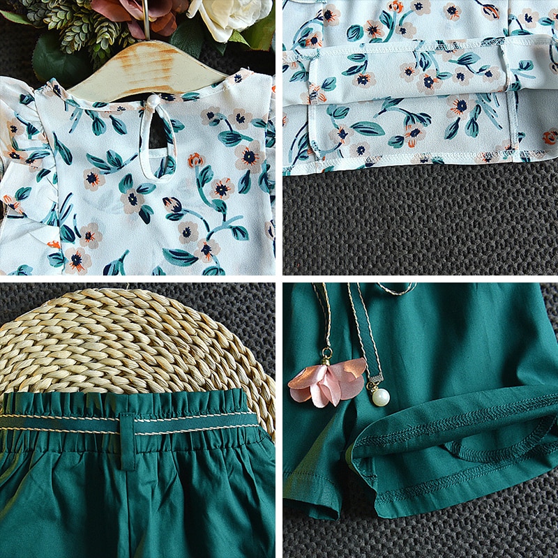 Girls Summer Clothing Set 2 Pcs