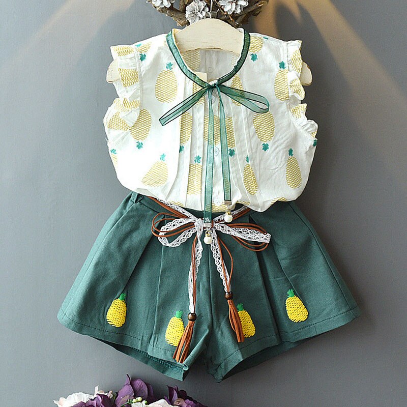 Girls Summer Clothing Set 2 Pcs